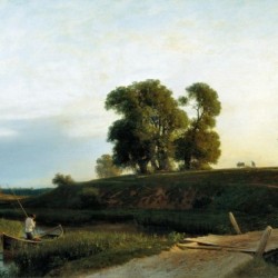 View of Lakhta near St Petersburg